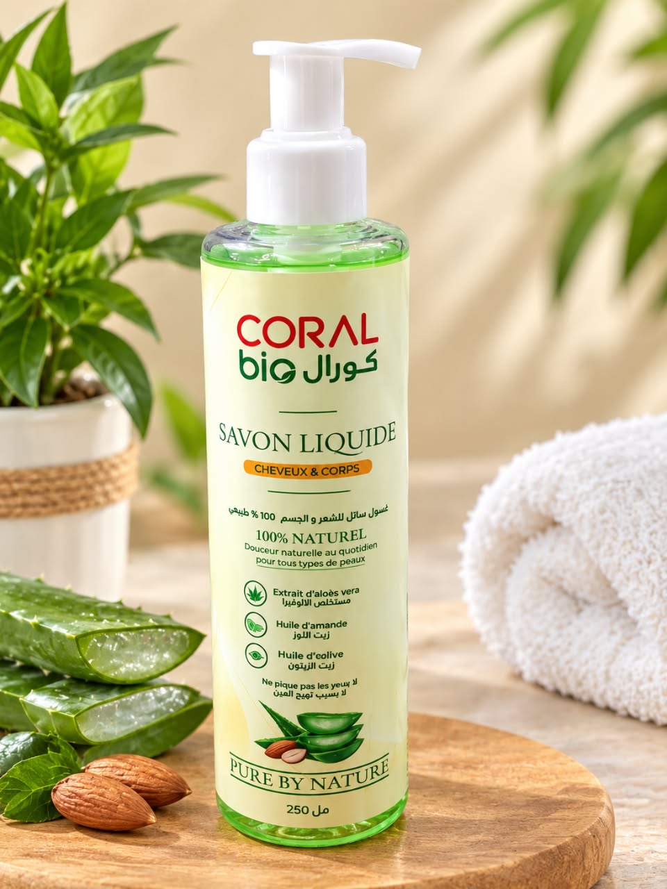 CORAL BIO 250ML SAVON CHEVEUX ET CORPS